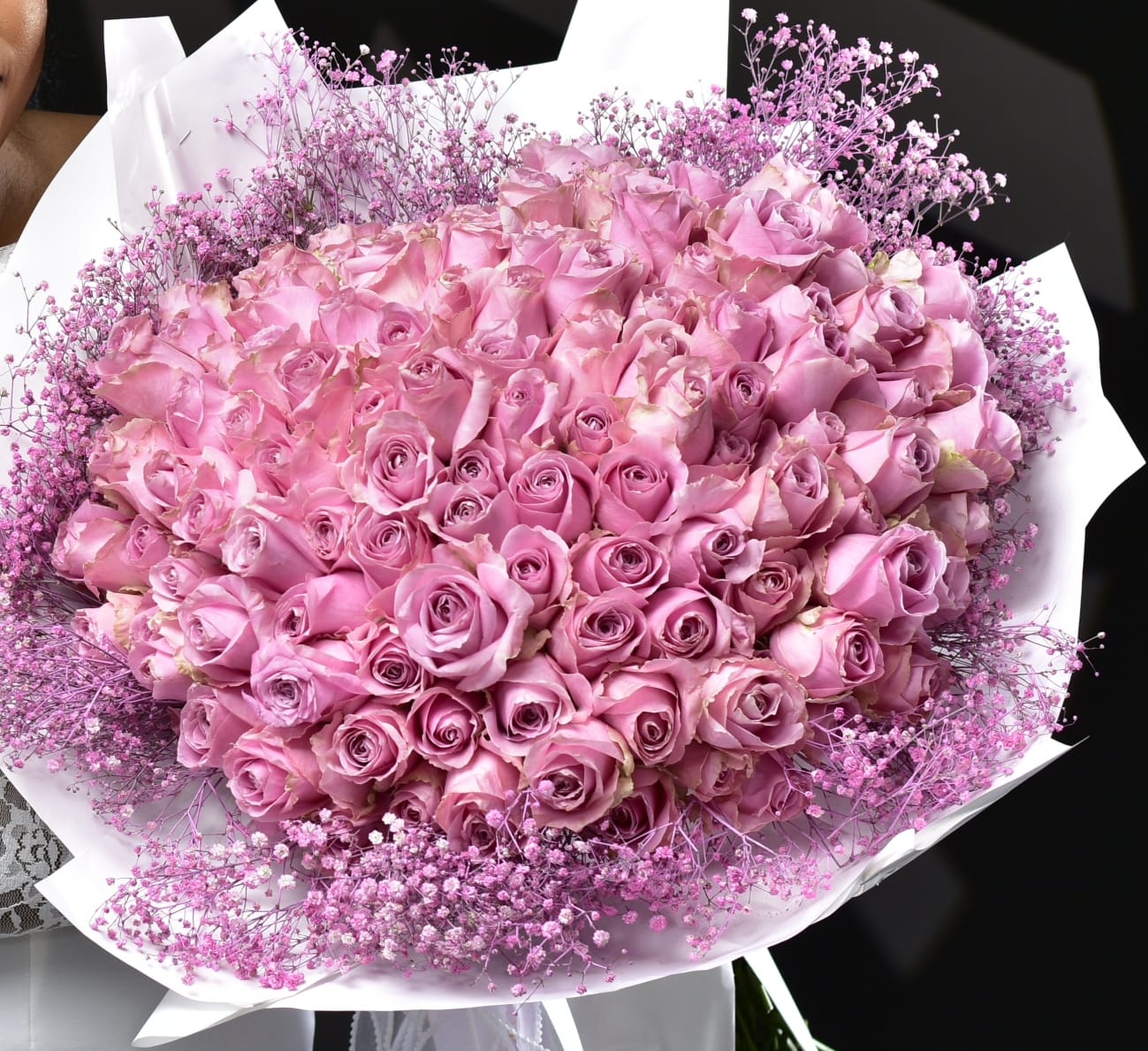 Grand Pink Rose Bouquet